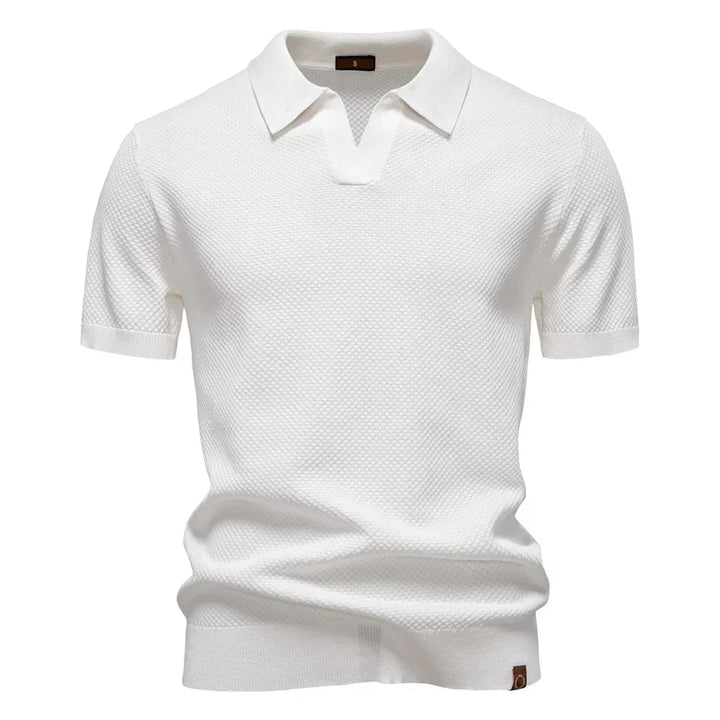 Arthur | Klassiek poloshirt met korte mouwen voor heren