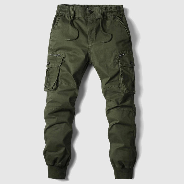 Brian | Casual herenbroek met cargozakken en slanke pasvorm