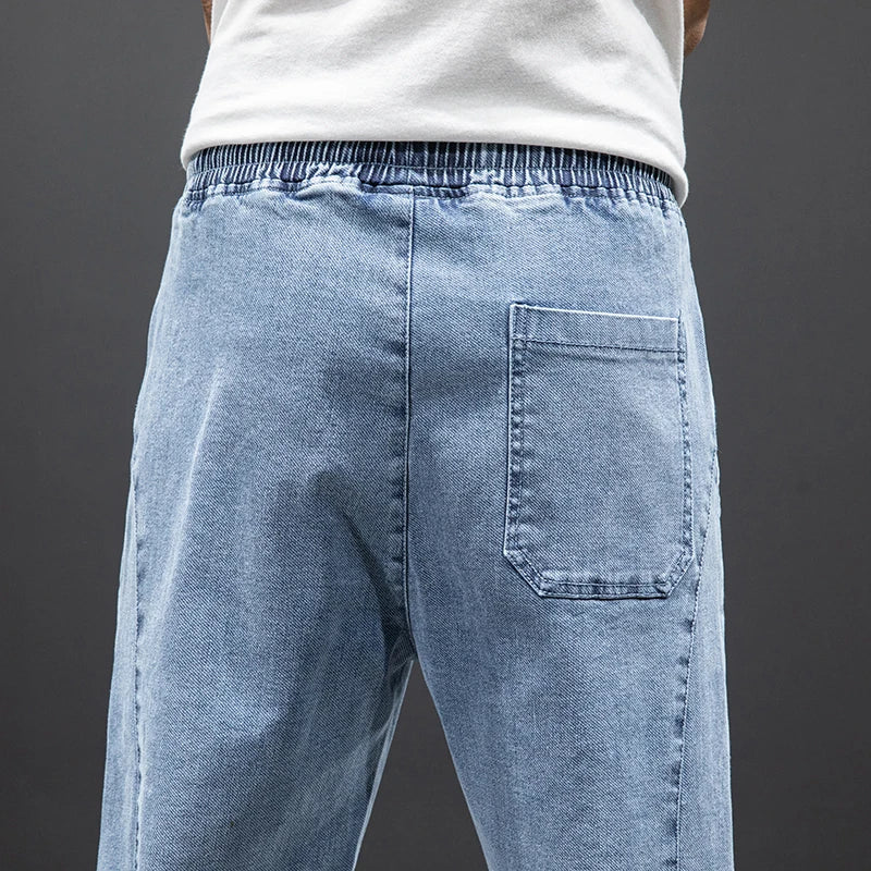 Daniel | Casual herenjeans met trekkoord en joggerpasvorm