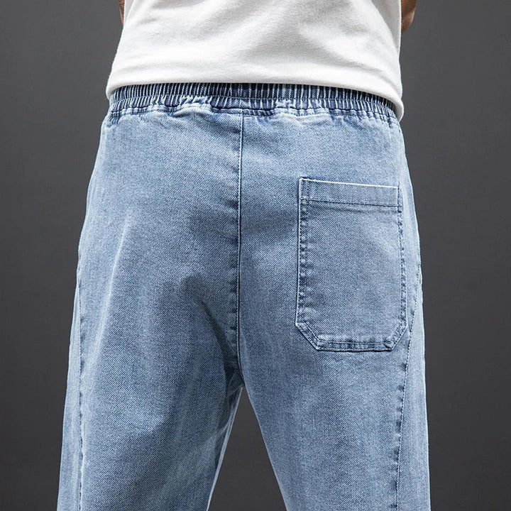 Daniel | Casual herenjeans met trekkoord en joggerpasvorm