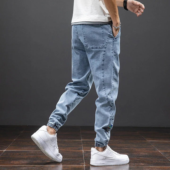 Daniel | Casual herenjeans met trekkoord en joggerpasvorm