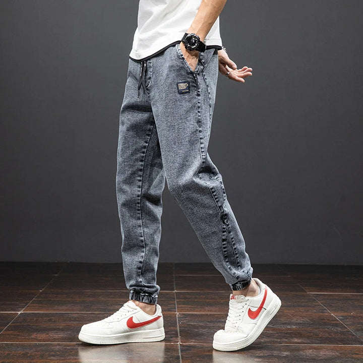 Daniel | Casual herenjeans met trekkoord en joggerpasvorm