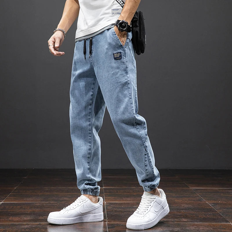Daniel | Casual herenjeans met trekkoord en joggerpasvorm