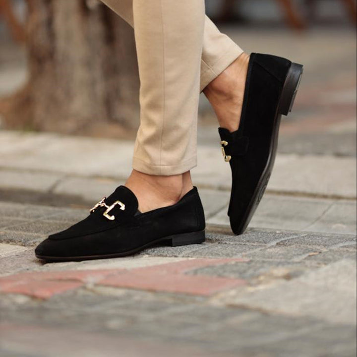 Kevin | Herenloafers met metalen details