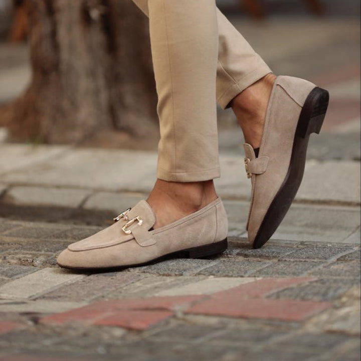 Kevin | Herenloafers met metalen details