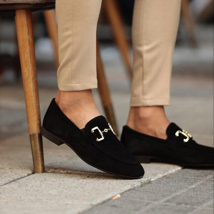 Kevin | Herenloafers met metalen details