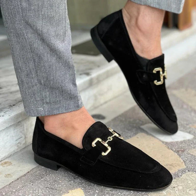 Kevin | Herenloafers met metalen details