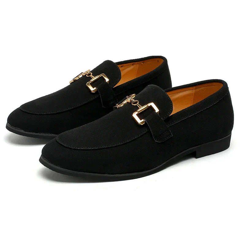 Kevin | Herenloafers met metalen details